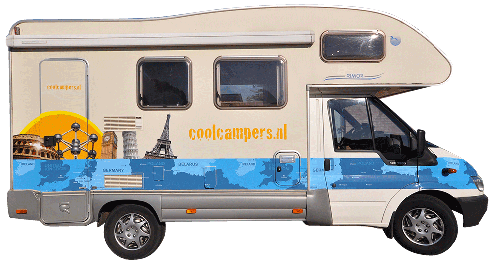 Ford Transit Rimor 4-persoons alkoofcamper